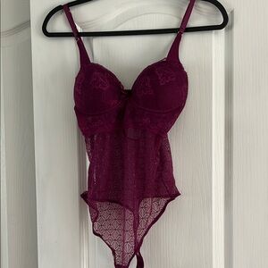 Frederick's of Hollywood Purple Lace Bra
